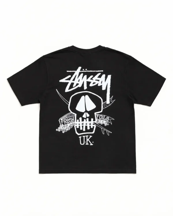 Stussy Skull Tee Black