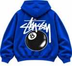 8 ball stussy hoodie back