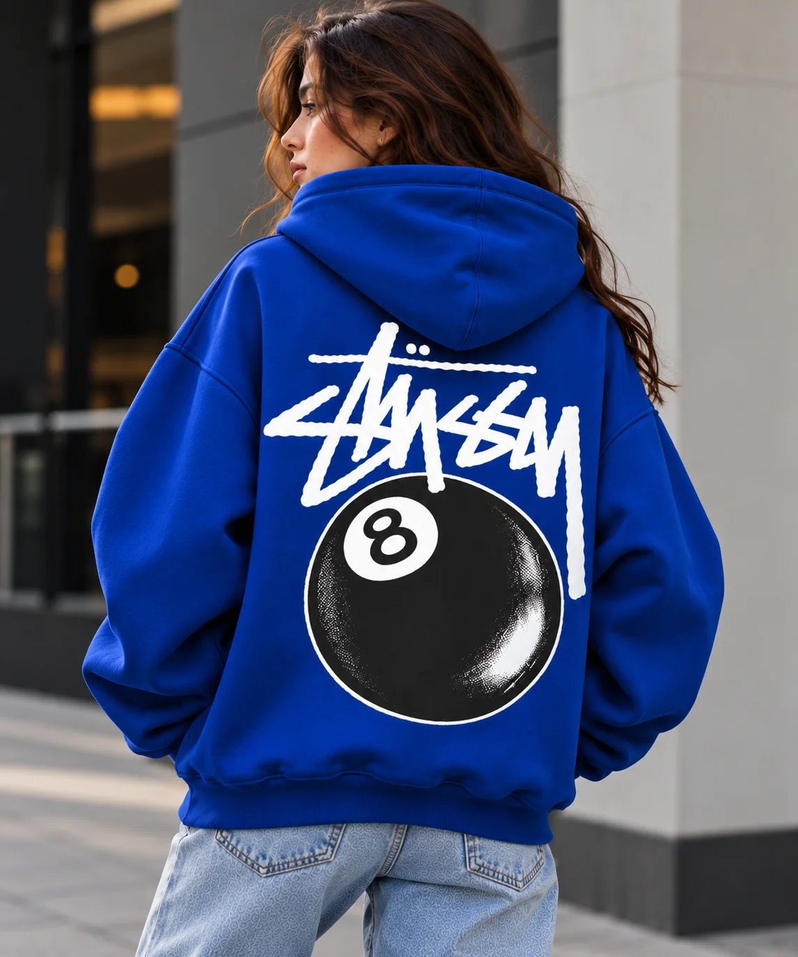 8 Ball Stussy Hoodie UK | Vintage Stussy Hoodie | Hoodie Maker