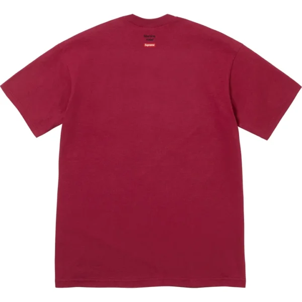 Champion Supreme Tee Maroon Back