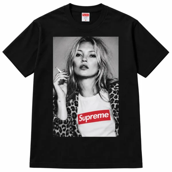 Kate Moss Supreme Tee black