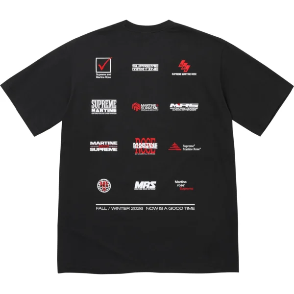 Now Supreme Tee Black Back