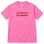 Pink Supreme Box Logo Tee
