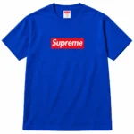 Supreme Box Logo T Shirt Blue