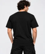 jordan t shirt mens model wear back look