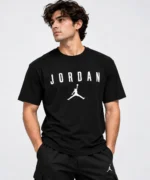 jordan t shirt mens model wear front look