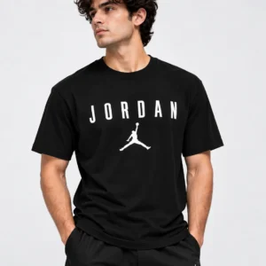 jordan t shirt mens model wear front look