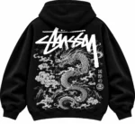 stussy dragon hoodie back